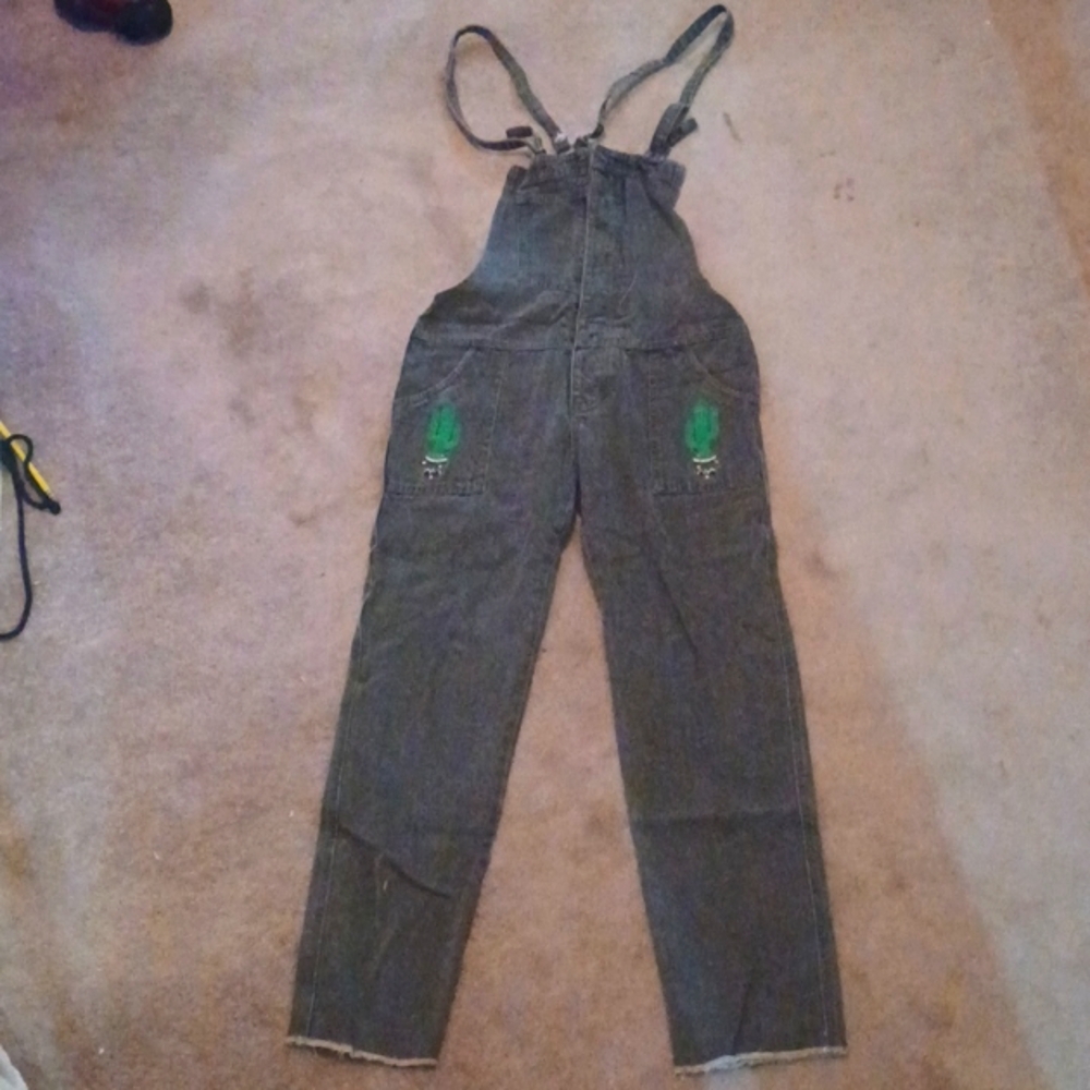 Brand new cactus overalls